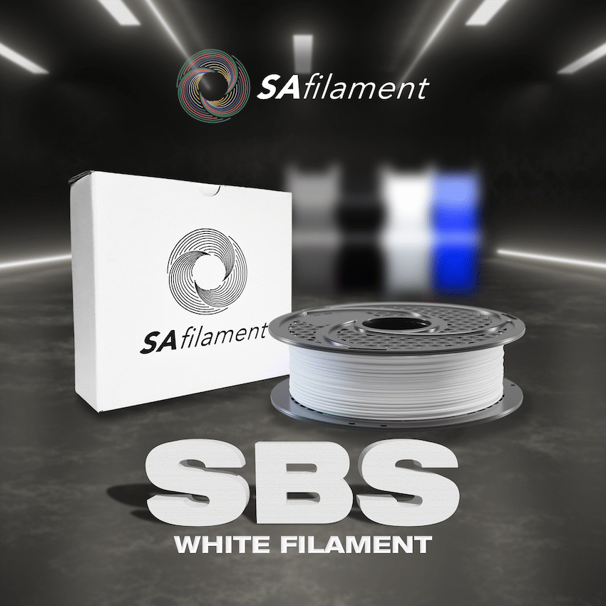 SA Filament SBS Filament - White 1kg - image 5