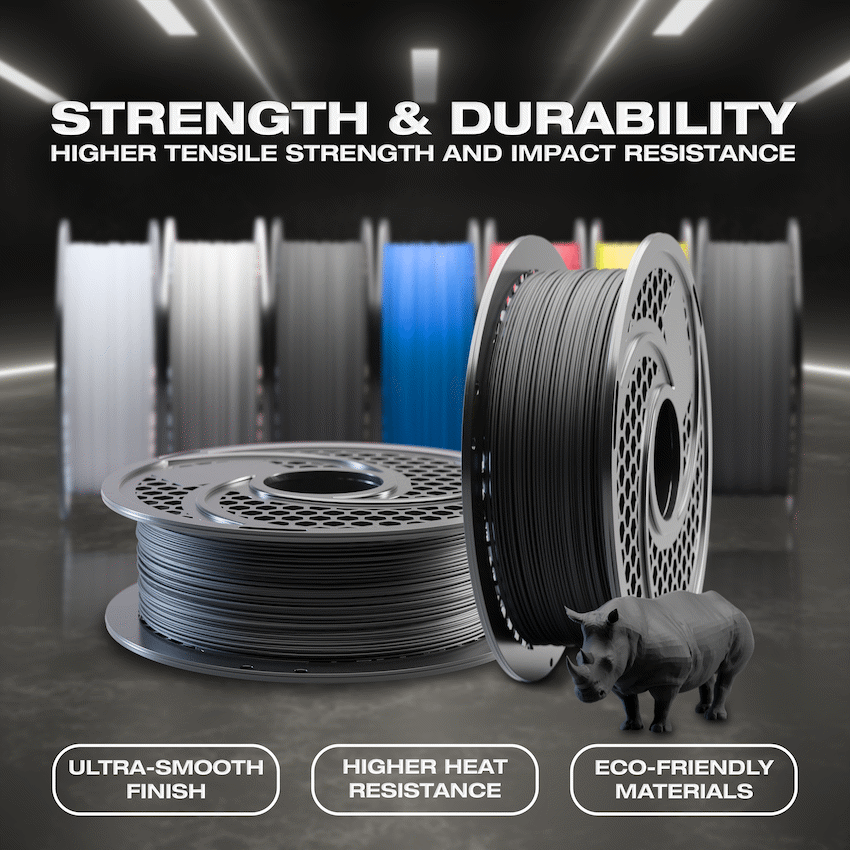 SA Filament PLA Hyper Filament 1kg - Black - image 5