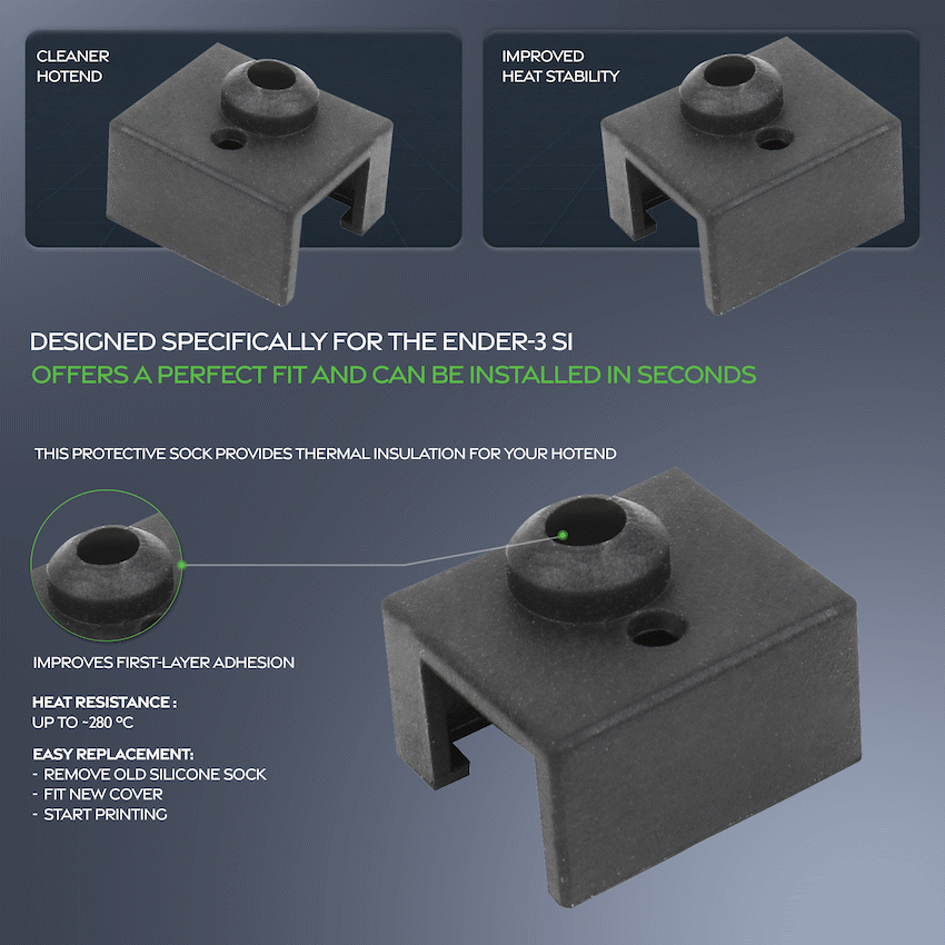 Creality Heater Block Insulation Cover for Ender-3 S1 - image 5