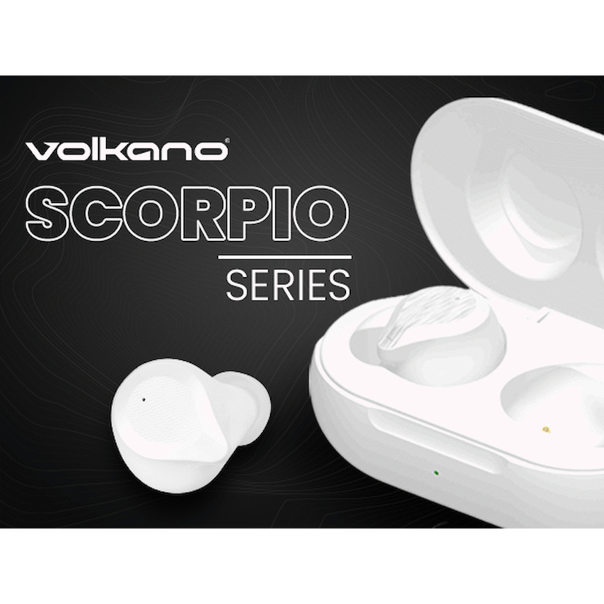 Volkano Scorpio Series True Wireless Earphones - White - image 5
