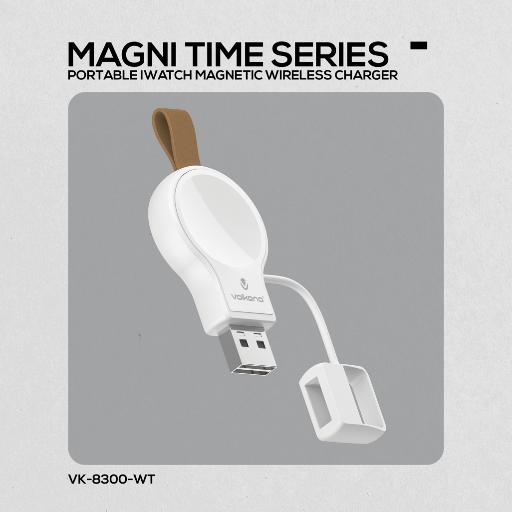 Volkano Magni Time Series - Portable iWatch Magnetic Wireless Charger