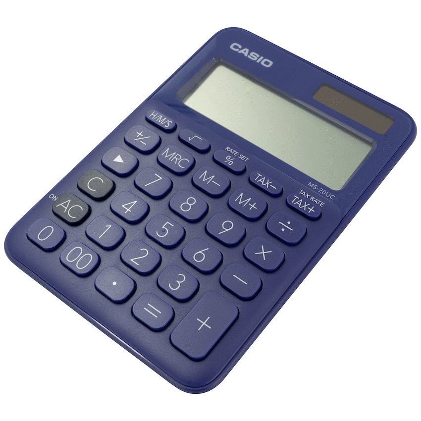 Casio MS-20UC - Desktop Calculator 12-Digit - Purple - image 5