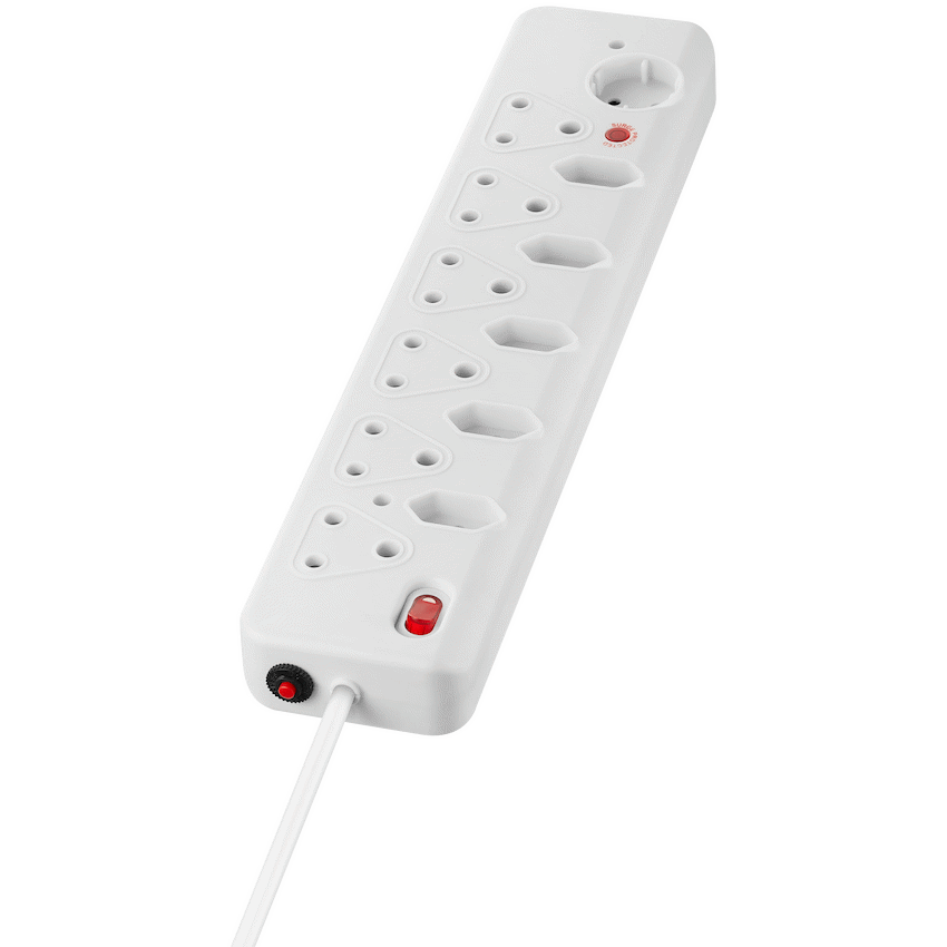 Nexon 12-Way Medium Surge Multiplug 0.5m - White - image 5