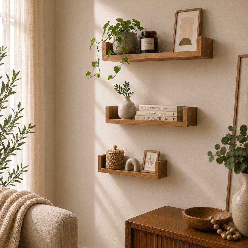 Everfurn Sabrina Floating Wall Shelves - Set of 3 - image 5