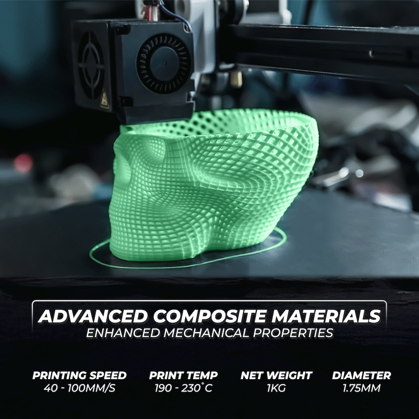 Creality CR-PLA Filament, Matte Avocado Green, 1Kg - image 5