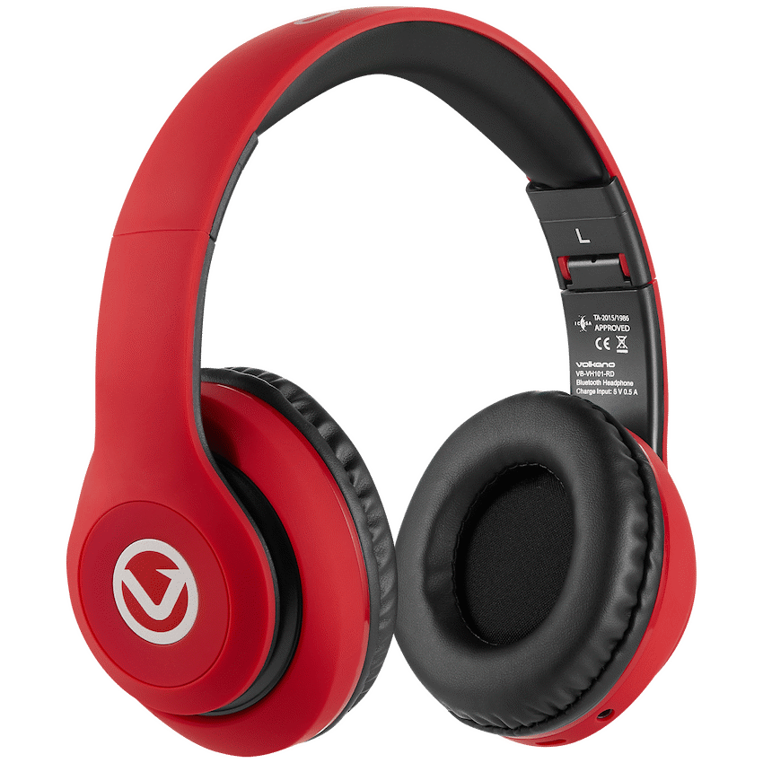 Volkano Impulse Series Bluetooth Headphones - Red - image 5