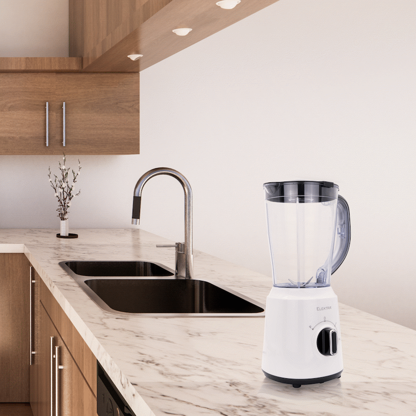 ELEKTRA - 500W 1.5L JUG BLENDER (PLASTIC JUG) - image 5