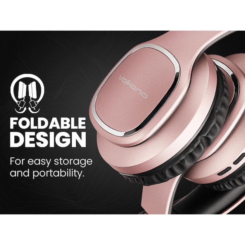 Volkano Phonic Series Bluetooth Full-Size Headphones - Rose Gold - image 5