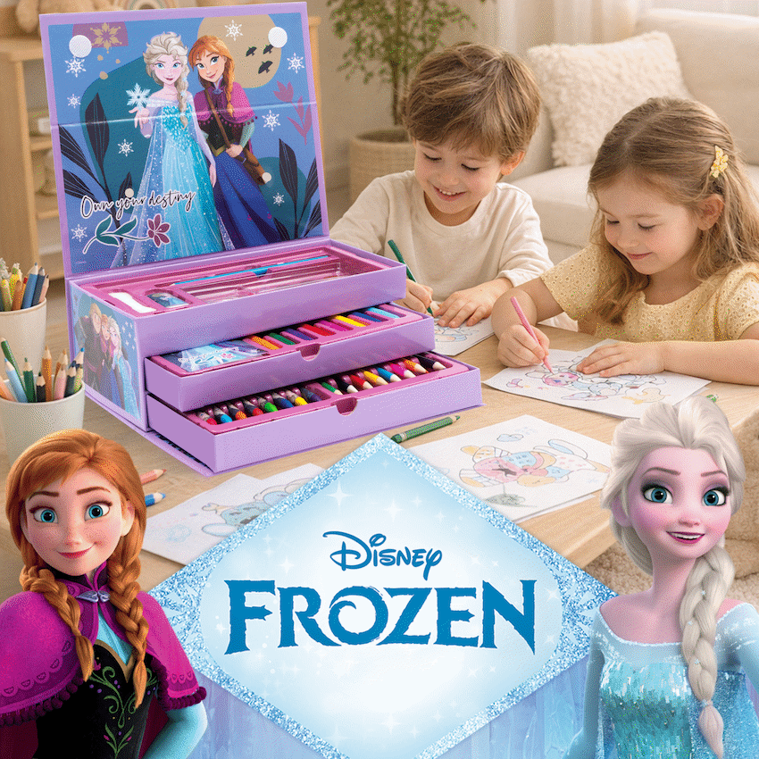 43 PC COLOURING STATIONERY SET - FROZEN - image 5