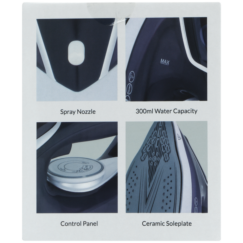 Boden Stark Ceramic Steam Iron - Purple - image 5