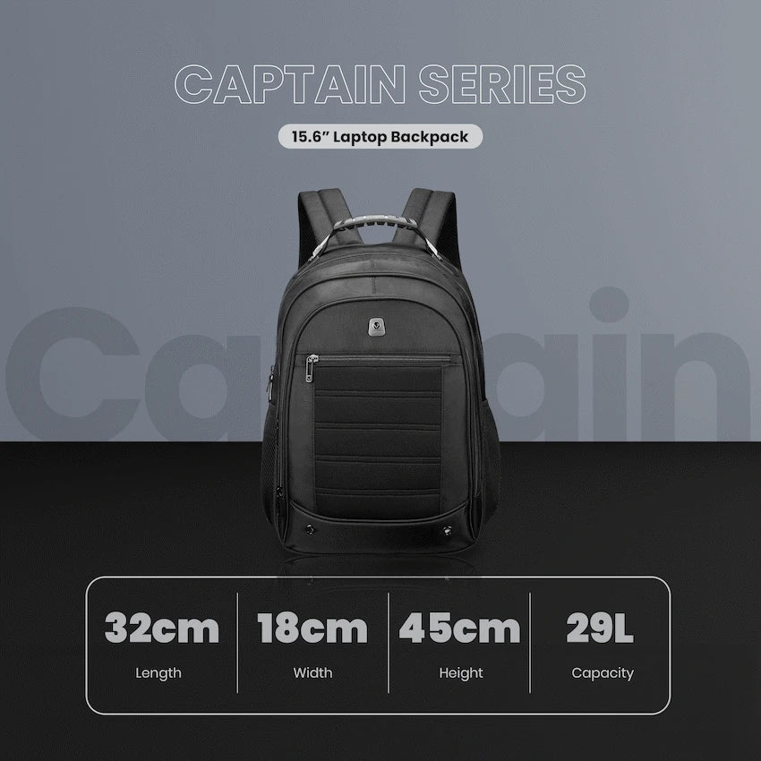 Volkano Captain 15.6" Laptop Backpack - Black - image 5