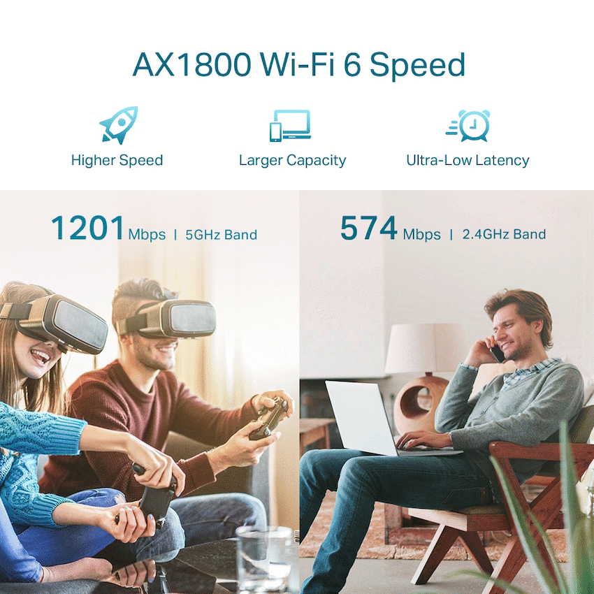TP-Link RE605X AX1800 Wi-Fi 6 Range Extender - image 5