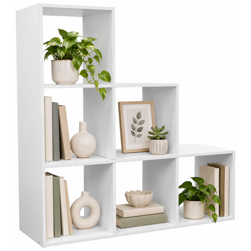 Everfurn Hexagon Bookshelf, High Pressure Laminate - image 5