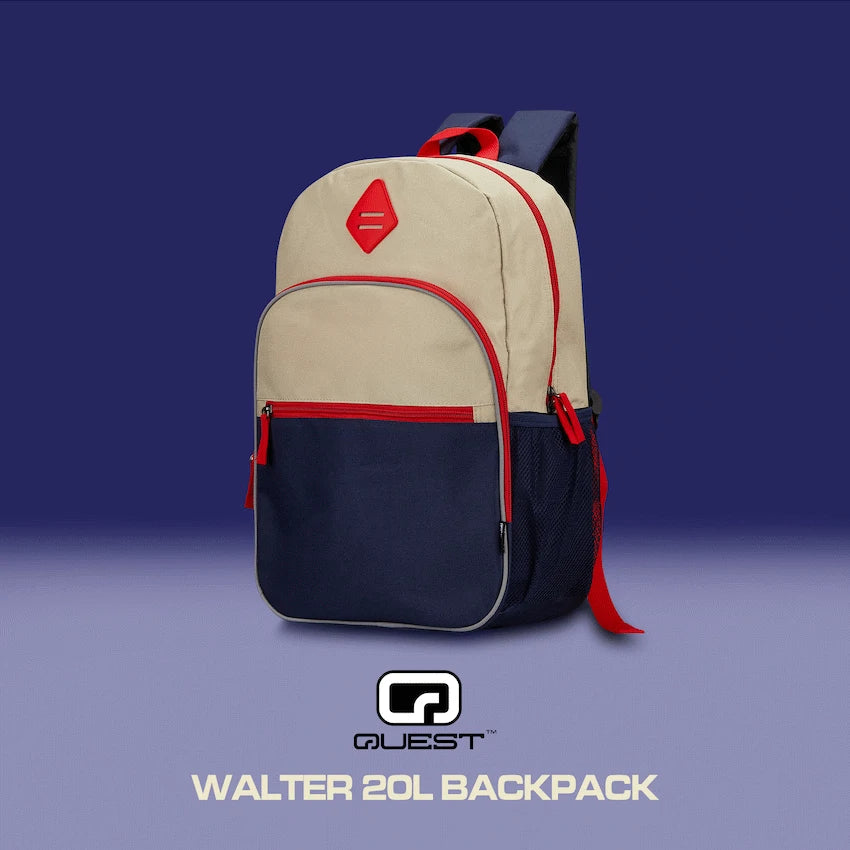 Quest Walter 20l Backpack - Navy/Tan - image 5