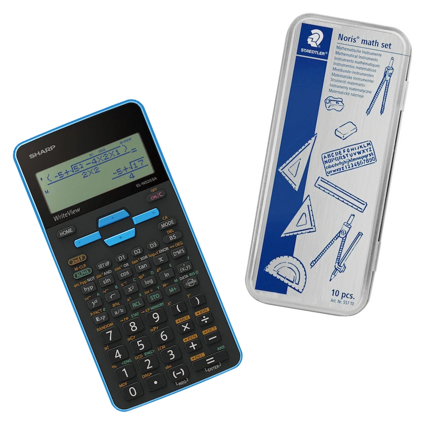 Sharp EL535 Scientific Calculator - 422 Functions- Blue - image 5