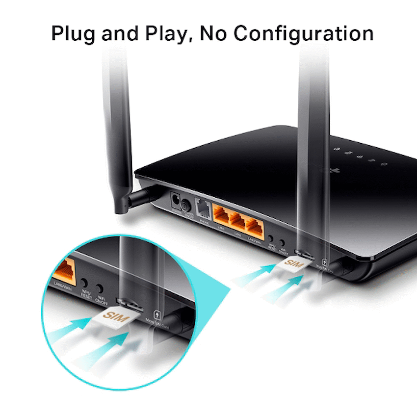 TP-Link TL-MR6500V 300Mbps Wireless N 4G LTE Router + VoIP - image 5