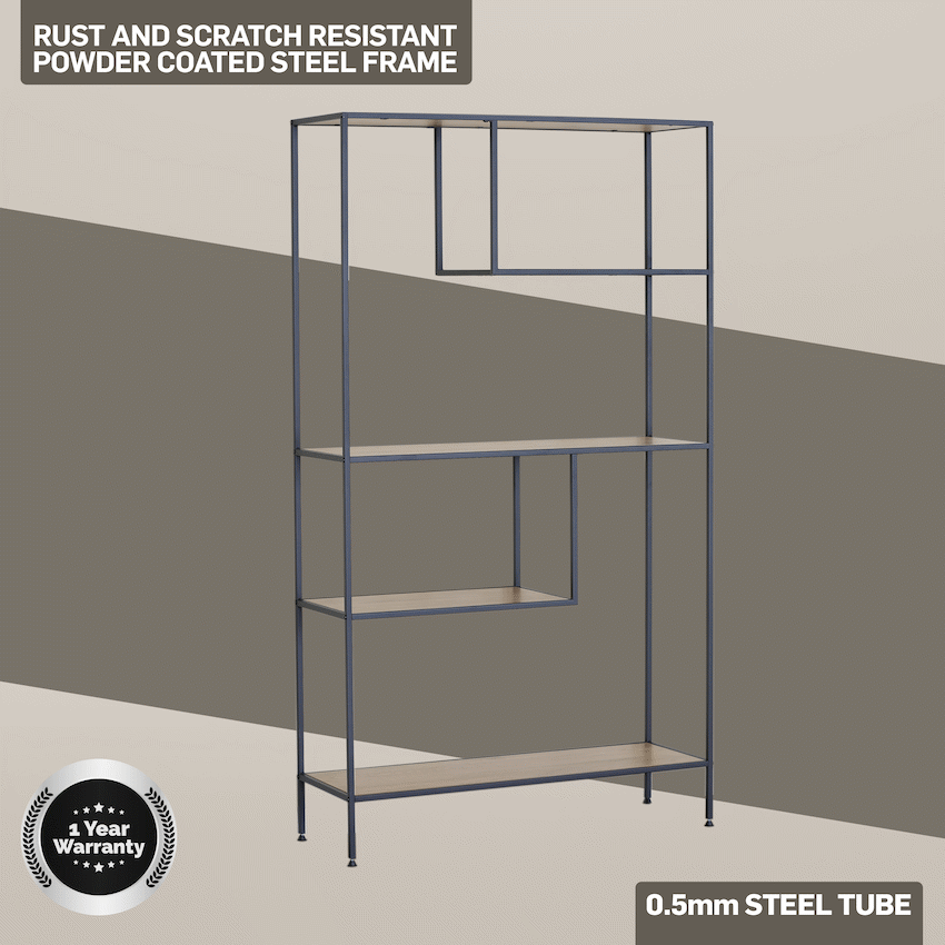 Everfurn Felix Bookshelf - Oak - image 5