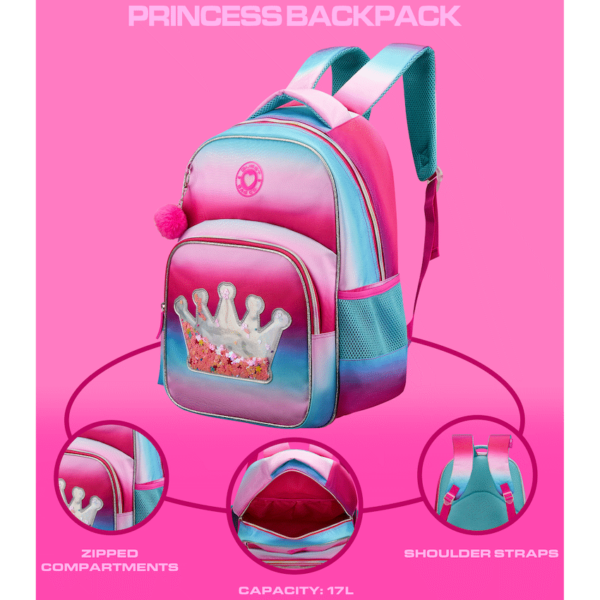 Quest princess Backpack Pink - image 5
