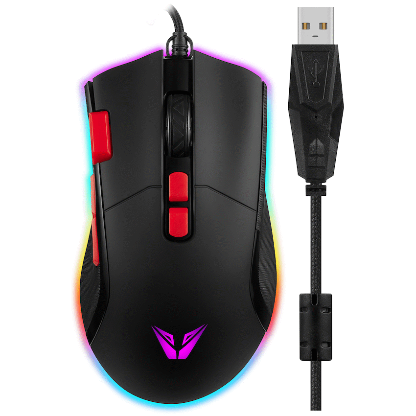 VX Gaming Morpheus Series Wired RGB Mouse with Braided Cable - image 5