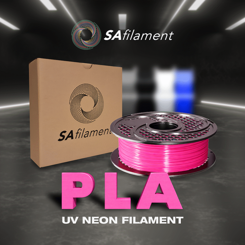 SA Filament PLA UV Neon Filament 1kg -  Pink - image 5