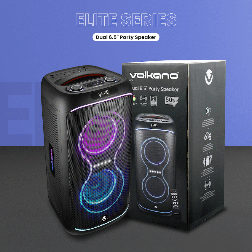 Volkano Elite Series Dual 6.5" Party Speaker - image 5