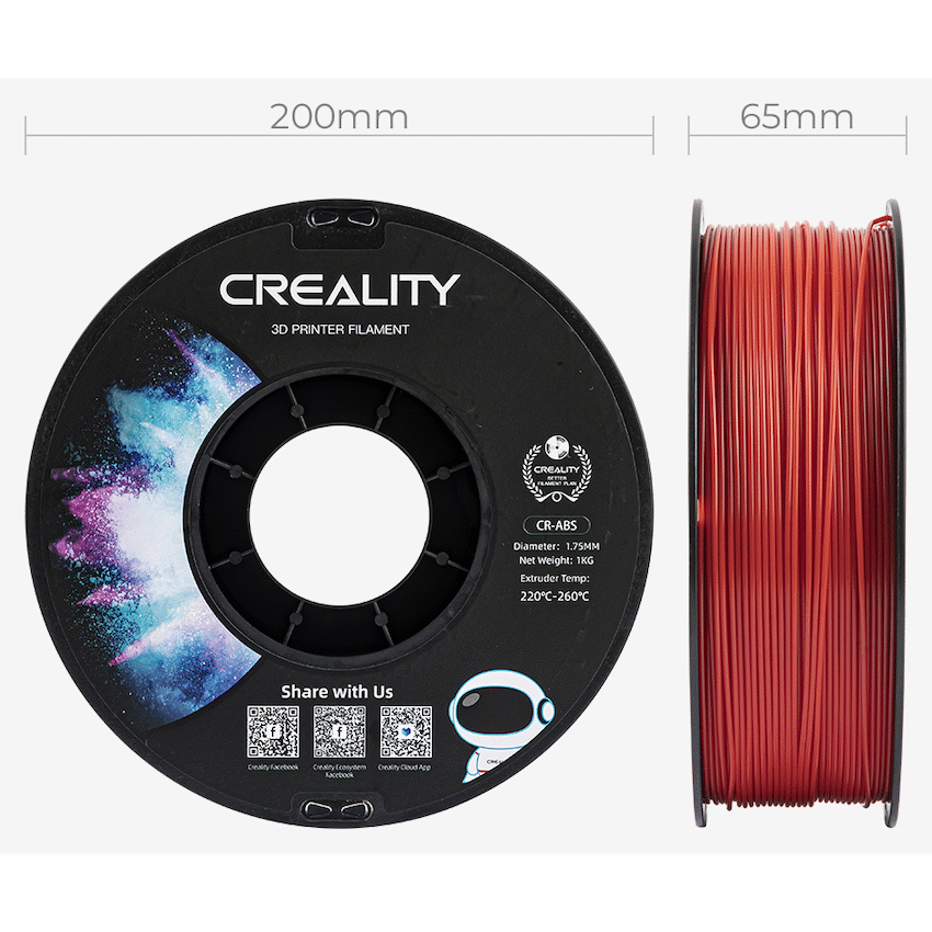 Creality ABS Filament - Red 1kg - image 5