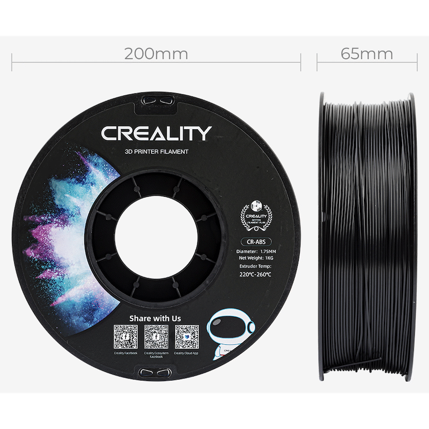 Creality ABS Filament - Black 1kg - image 5