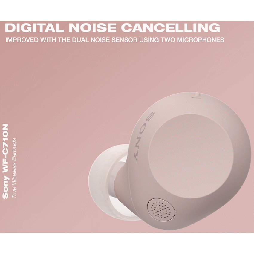 Sony WF-C710N True Wireless Earbuds (Pink) - image 5
