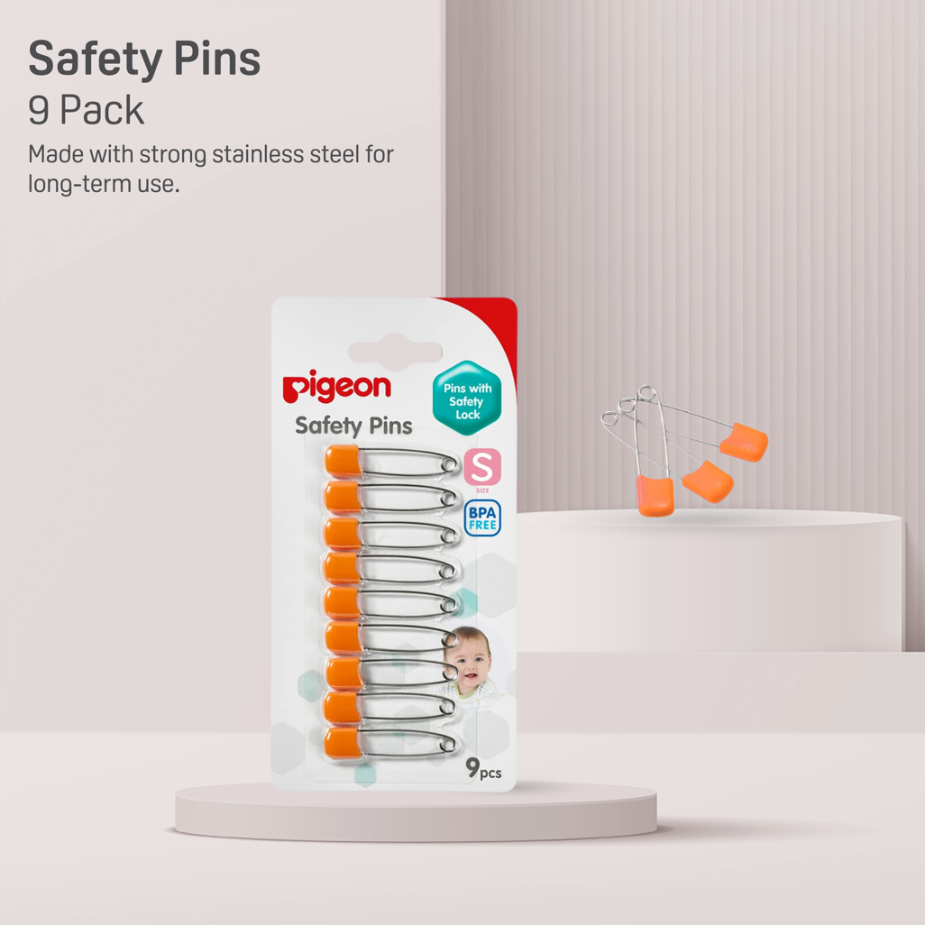Pigeon Safety Pin (S) 9 Pcs/Card