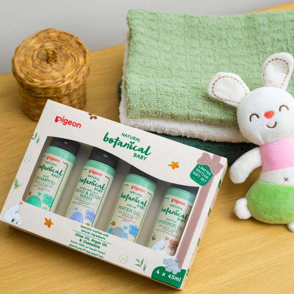 Pigeon - Baby Travel Set Natural Botanical