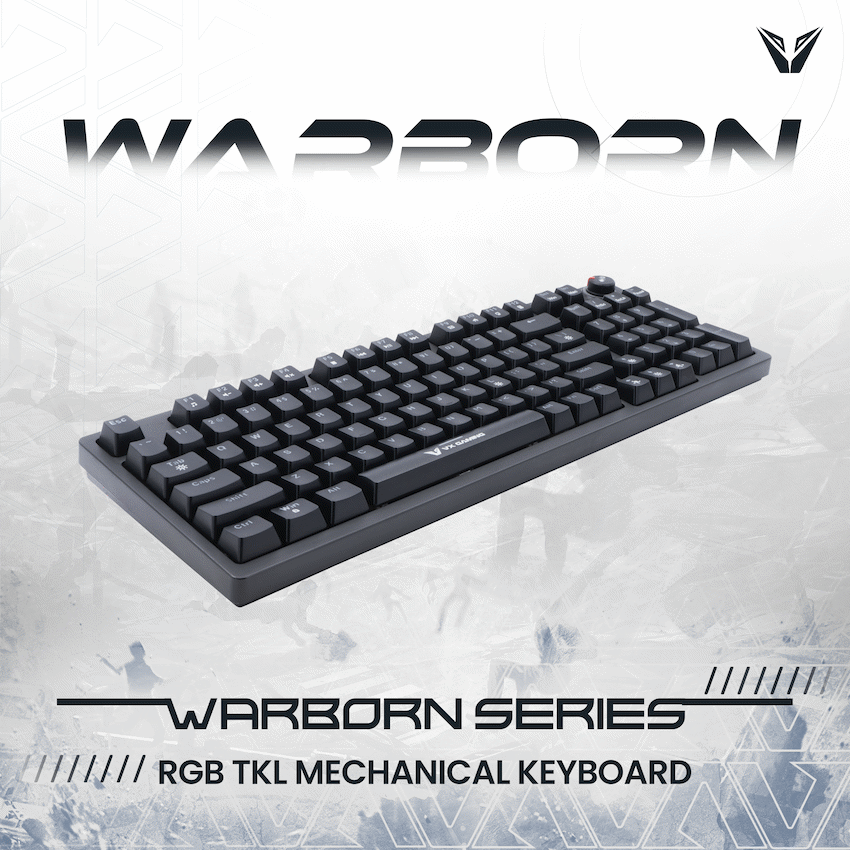 VX Gaming Warborn RGB TKL Mechanical Keyboard - image 5