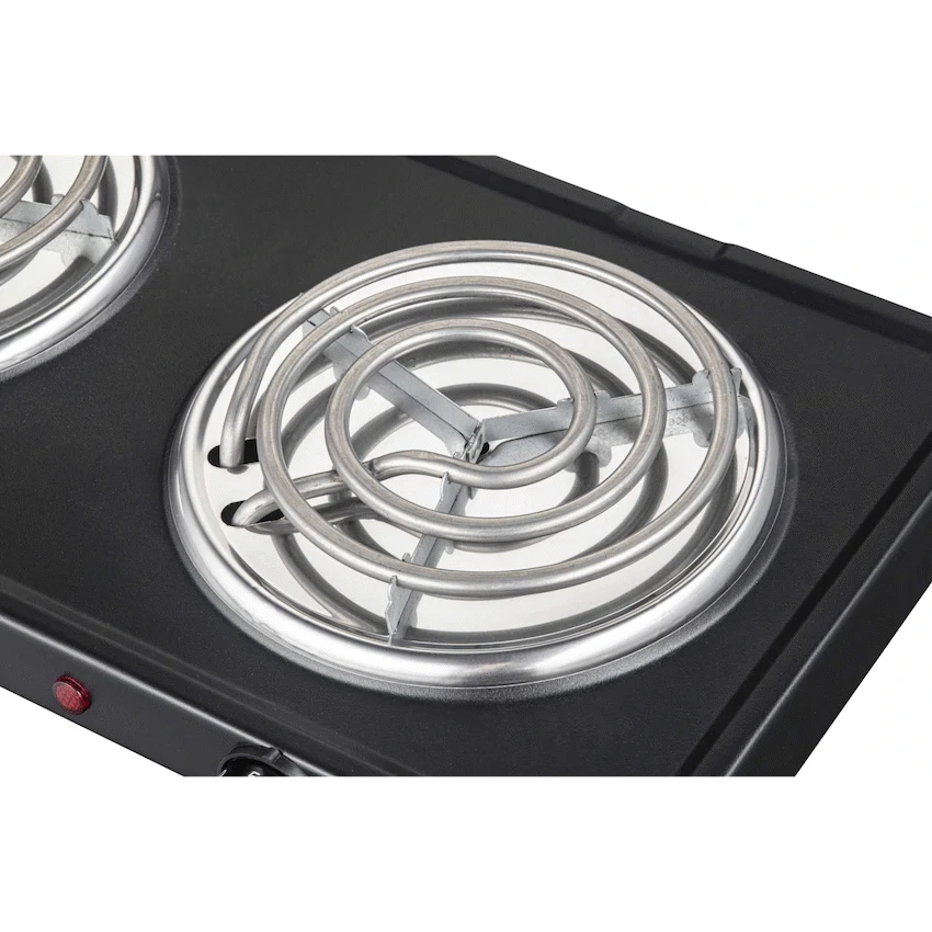 Elektra Double Spiral Hot Plate - Black - image 5