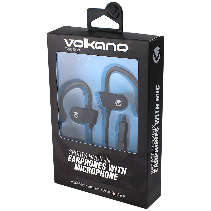 Volkano Circuit Series Sports Hook-In Earphones with Mic - image 5