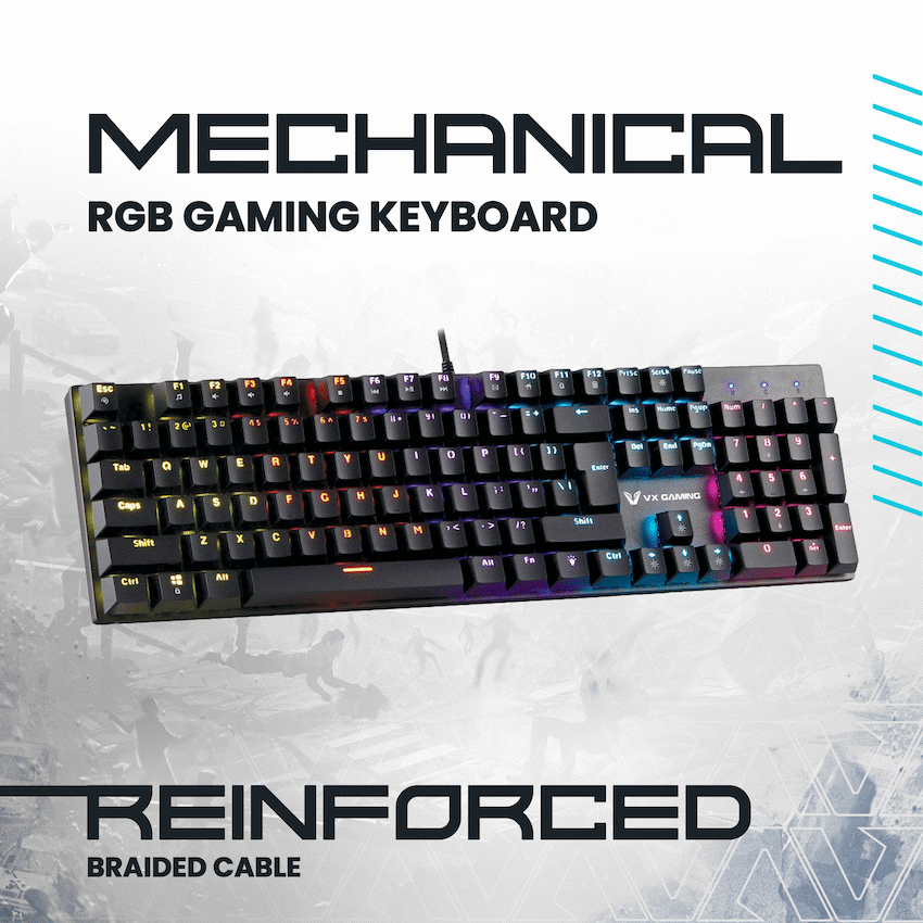 VX Demeter Series Mechanical Keyboard with Full RGB Lighting - image 5