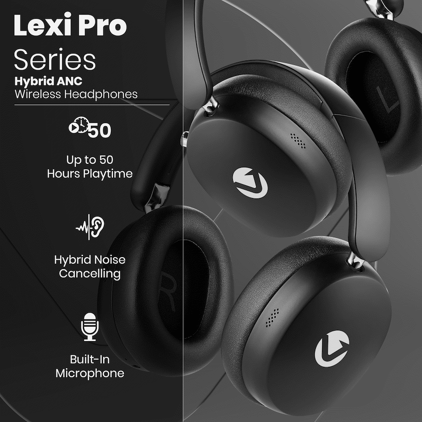 Volkano Lexi Pro Hybrid ANC Headphones - Black - image 5