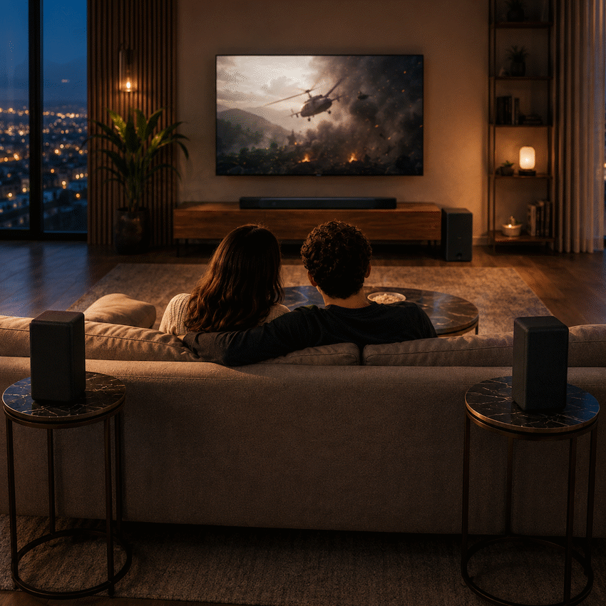 Sony SA-RS3S 100w Total Additional Wireless Rear Speakers - image 5