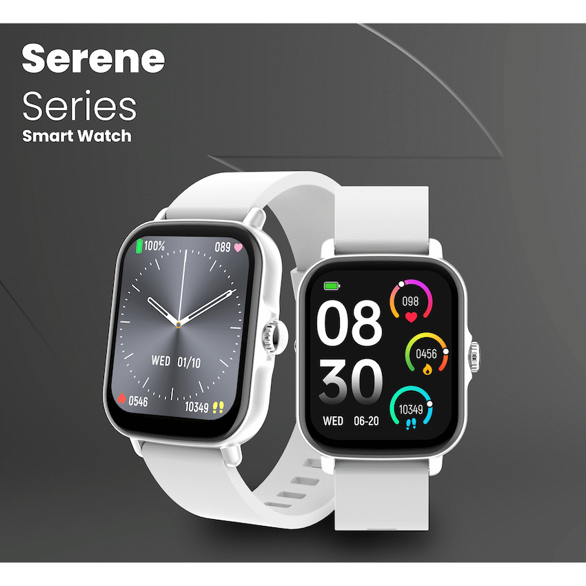 Volkano Active Tech Serene series Watch with heart rate monitor - Silver - image 5