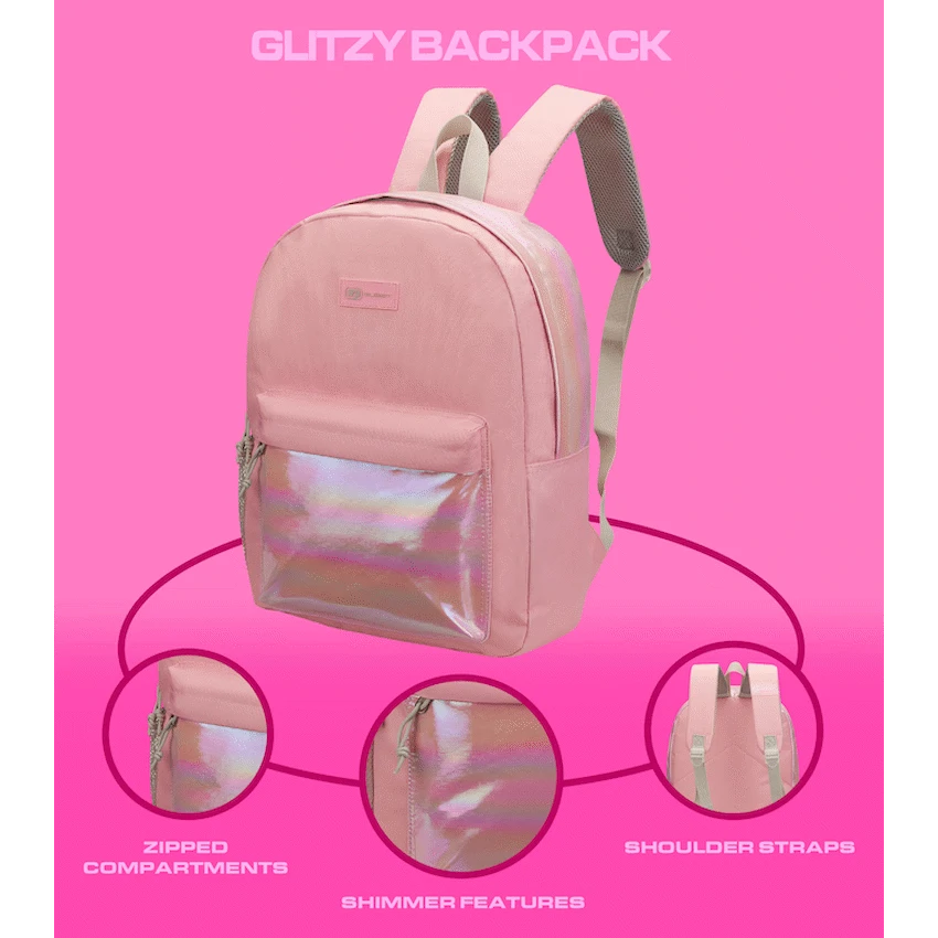 Quest Glitzy Backpack Pink - image 5
