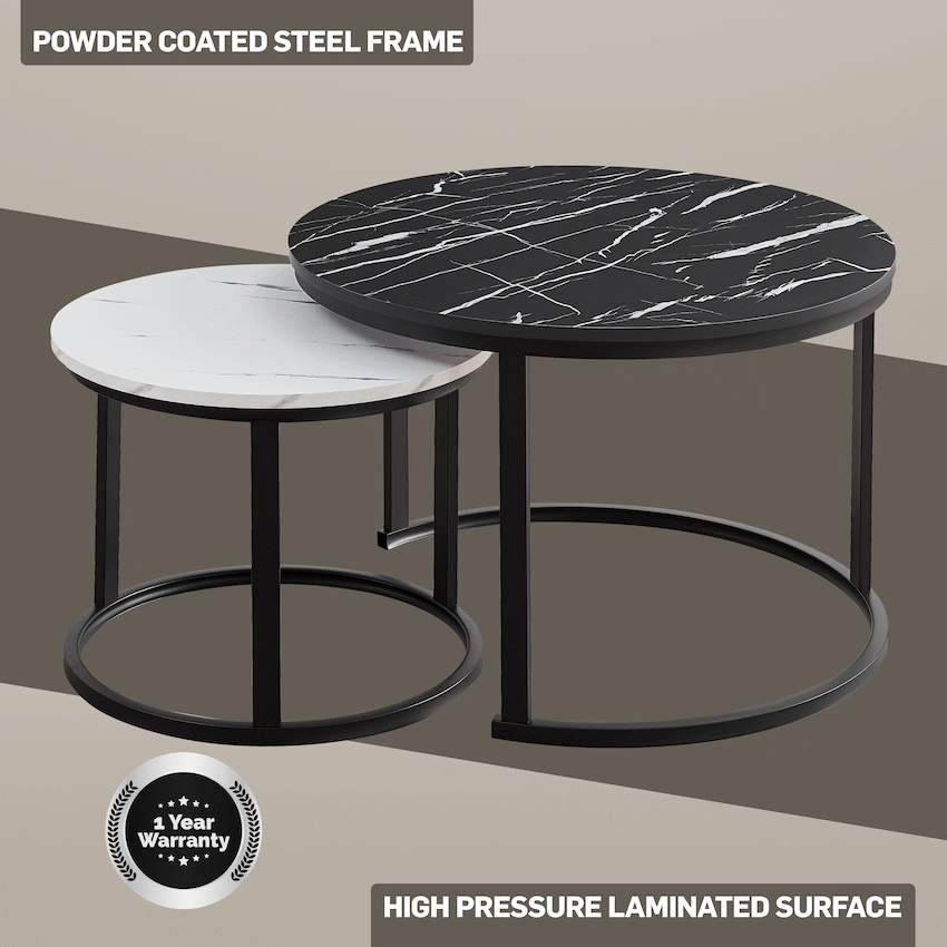 Indus Nesting Coffee Table Ying Yang - image 5