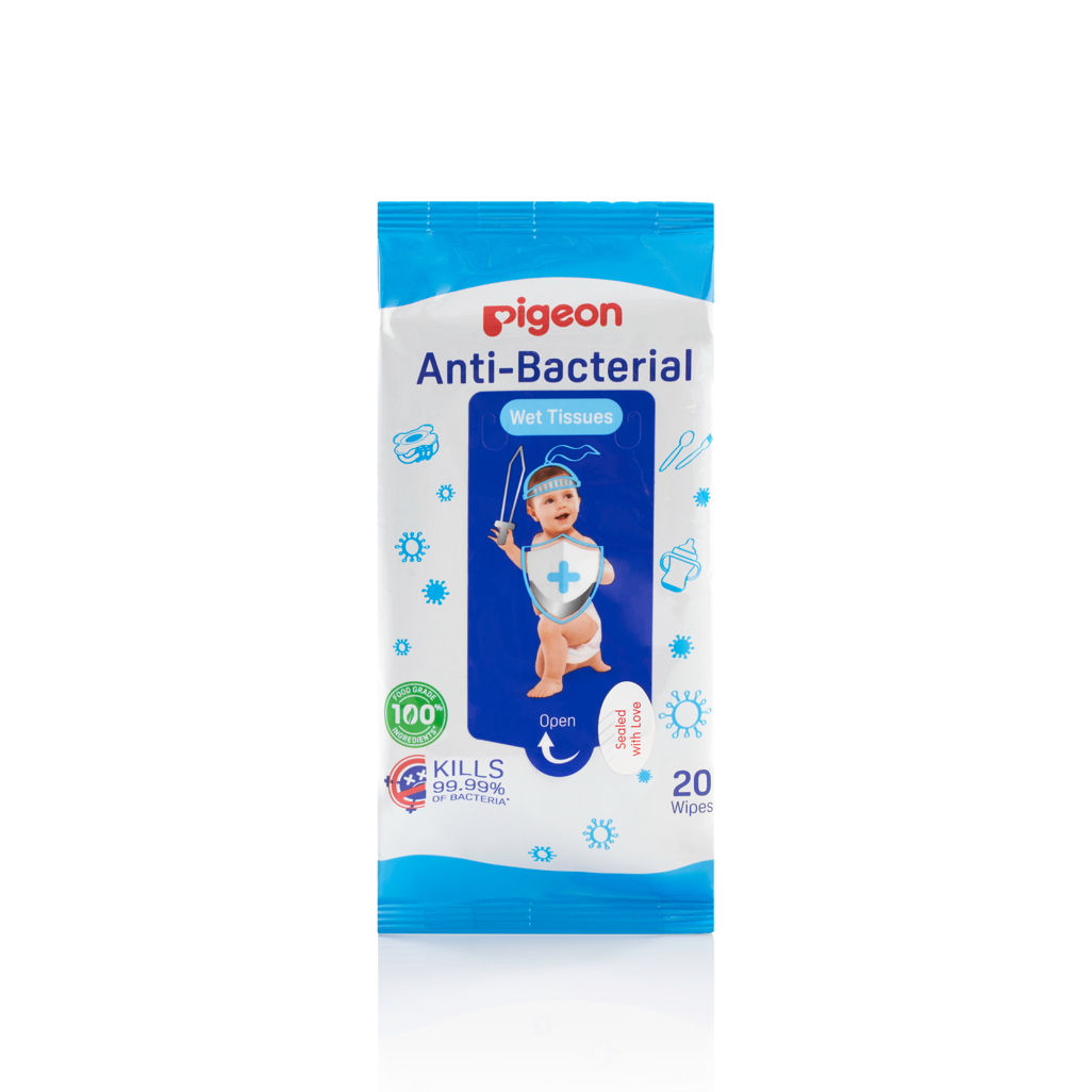 Pigeon - Anti-Bacterial Wipes 20's