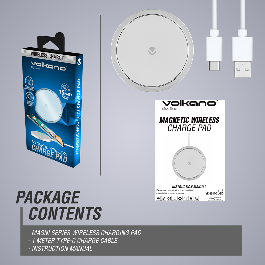 Volkano Magni Series MagSafe Wireless Charge Pad