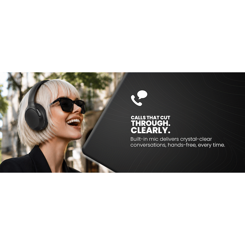 Volkano Odyssey ANC Bluetooth Wireless Headphone - Black - image 5