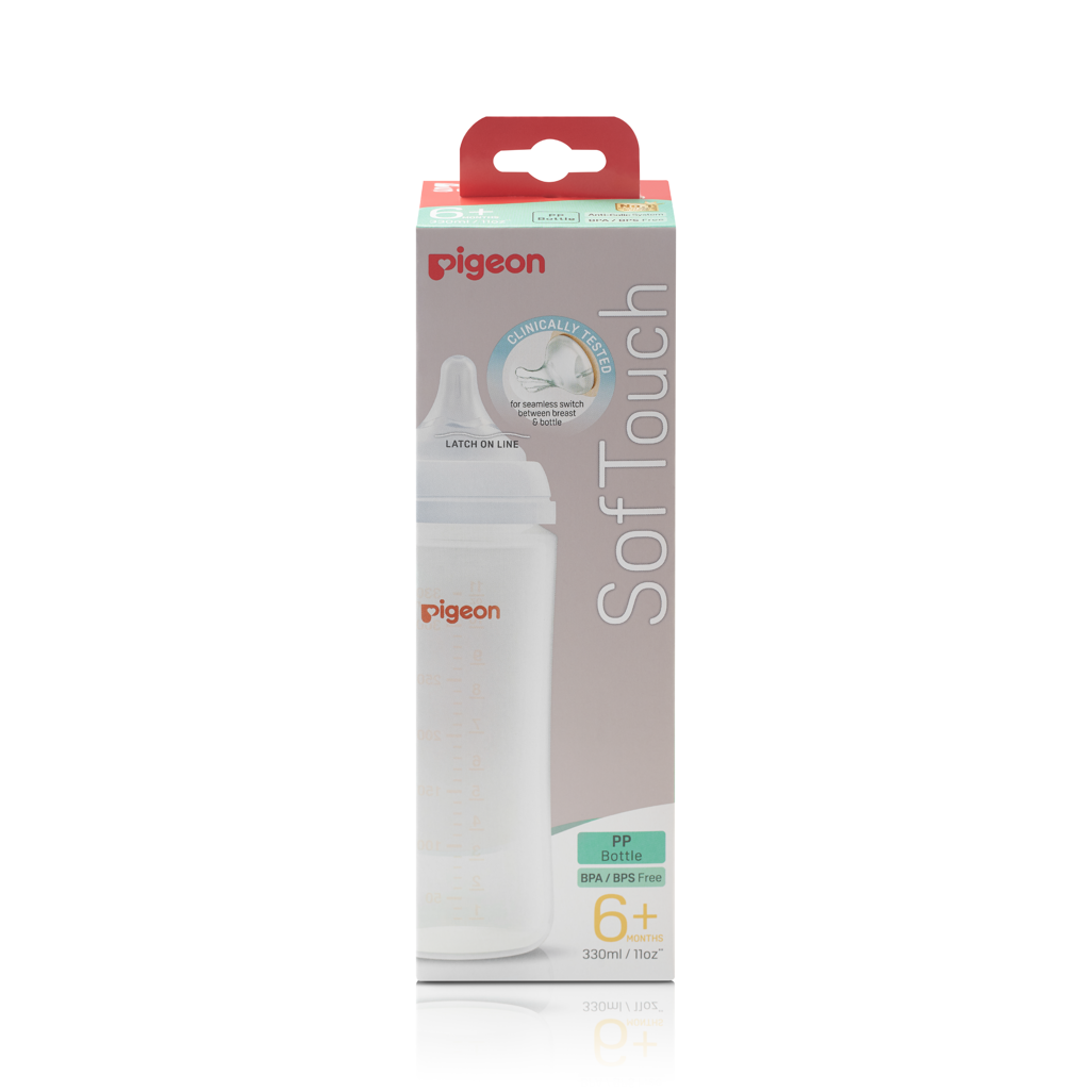 PIGEON SOFTOUCH NURSING BOTTLE 330ML