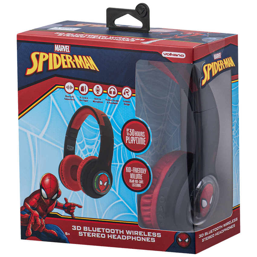 Marvel Spider-Man 3D Bluetooth Headphones - image 5