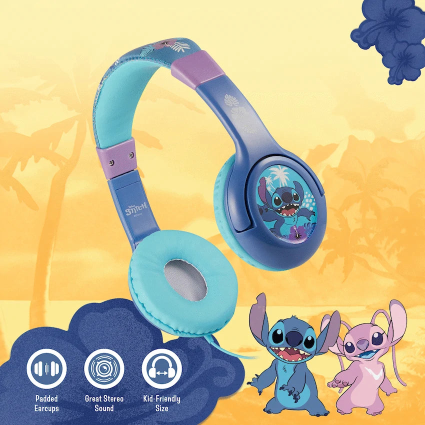 Disney Stitch Padded Auxiliary Headphones - image 5