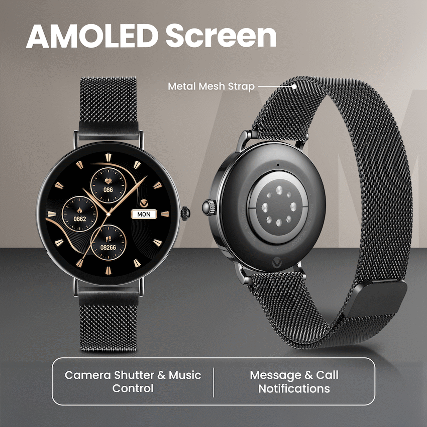 Volkano Valencia Series Ladies Smart Watch - Black - image 5