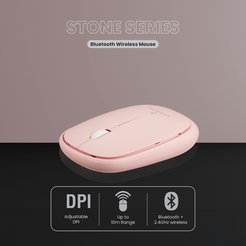 Volkano Coral series Bluetooth Wireless Mouse - Pink - image 5