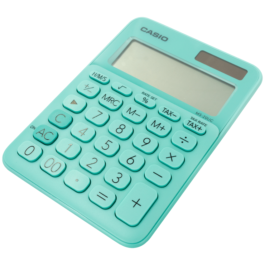 Casio MS-20UC - Desktop calculator 12 Digit - Green - image 5