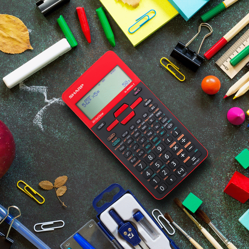 Sharp EL-W535SAII Red Scientific Calculator - image 5