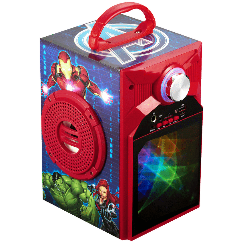 Marvel Avengers Galaxy LED Stars Karaoke Machine with Microphone - image 5